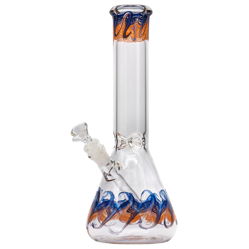 LA Pipes  Phoenix Rising Color Wrapped Beaker Bong LA Pipes