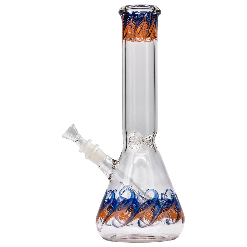 LA Pipes  Phoenix Rising Color Wrapped Beaker Bong LA Pipes