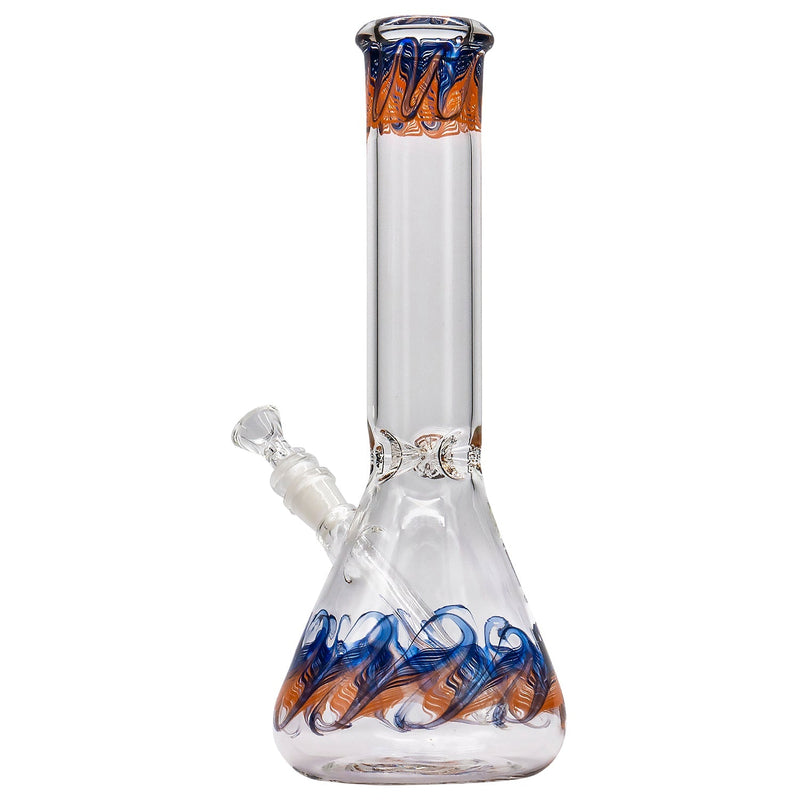 LA Pipes  Phoenix Rising Color Wrapped Beaker Bong LA Pipes