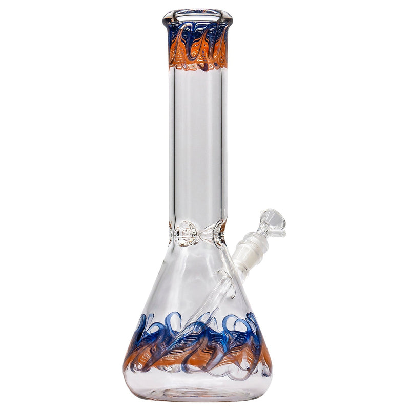 LA Pipes  Phoenix Rising Color Wrapped Beaker Bong LA Pipes