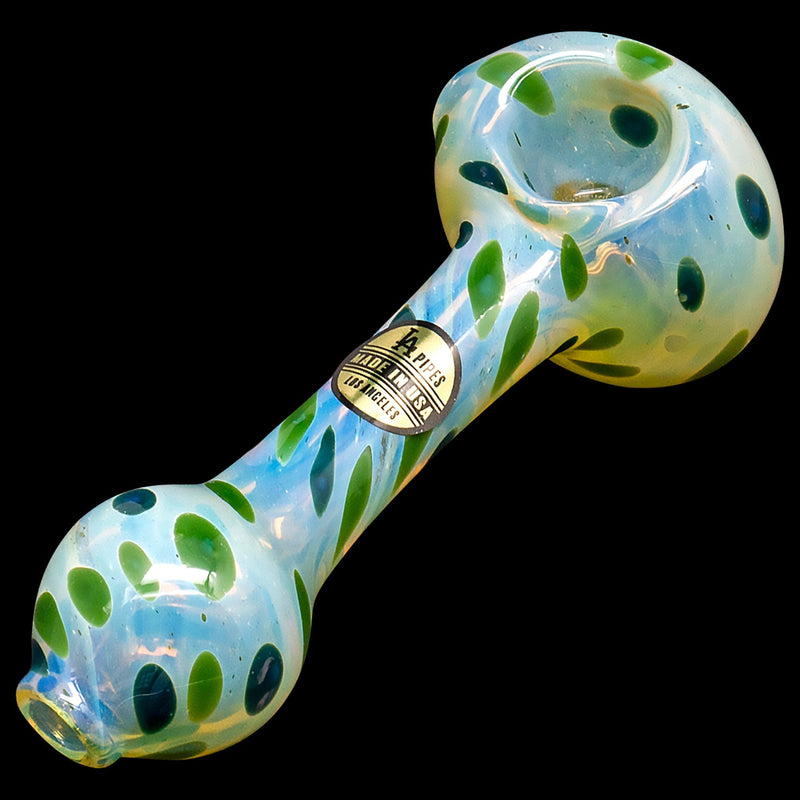 LA Pipes  Polka Dot Glass Spoon Pipe LA Pipes