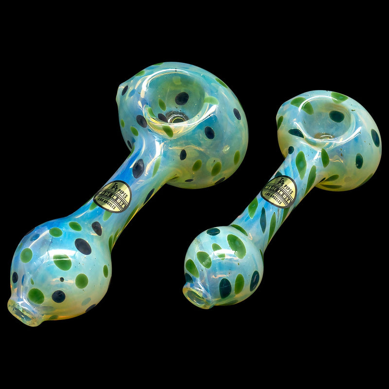 LA Pipes  Polka Dot Glass Spoon Pipe LA Pipes