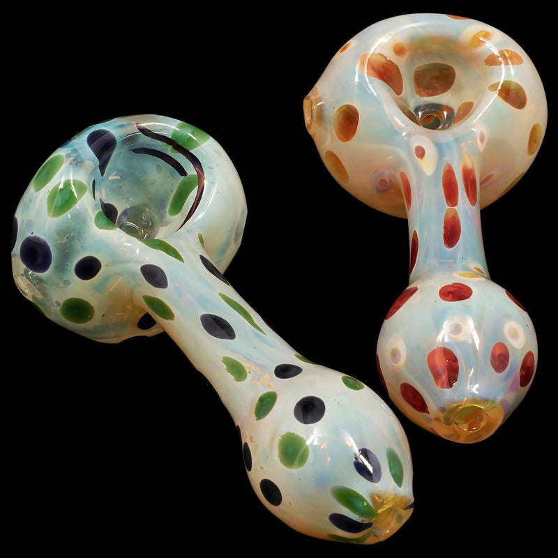 LA Pipes  Polka Dot Glass Spoon Pipe LA Pipes