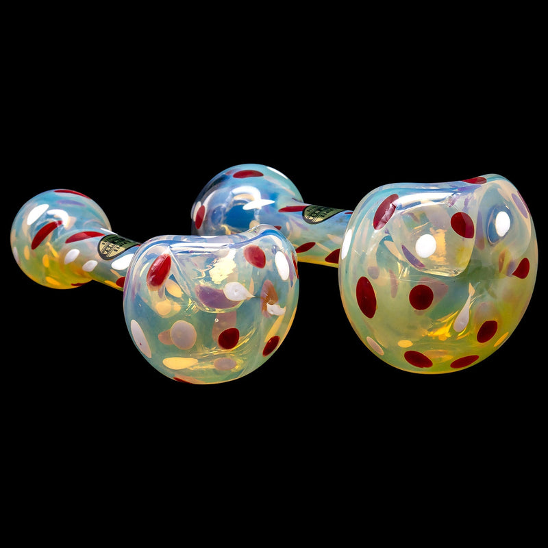 LA Pipes  Polka Dot Glass Spoon Pipe LA Pipes