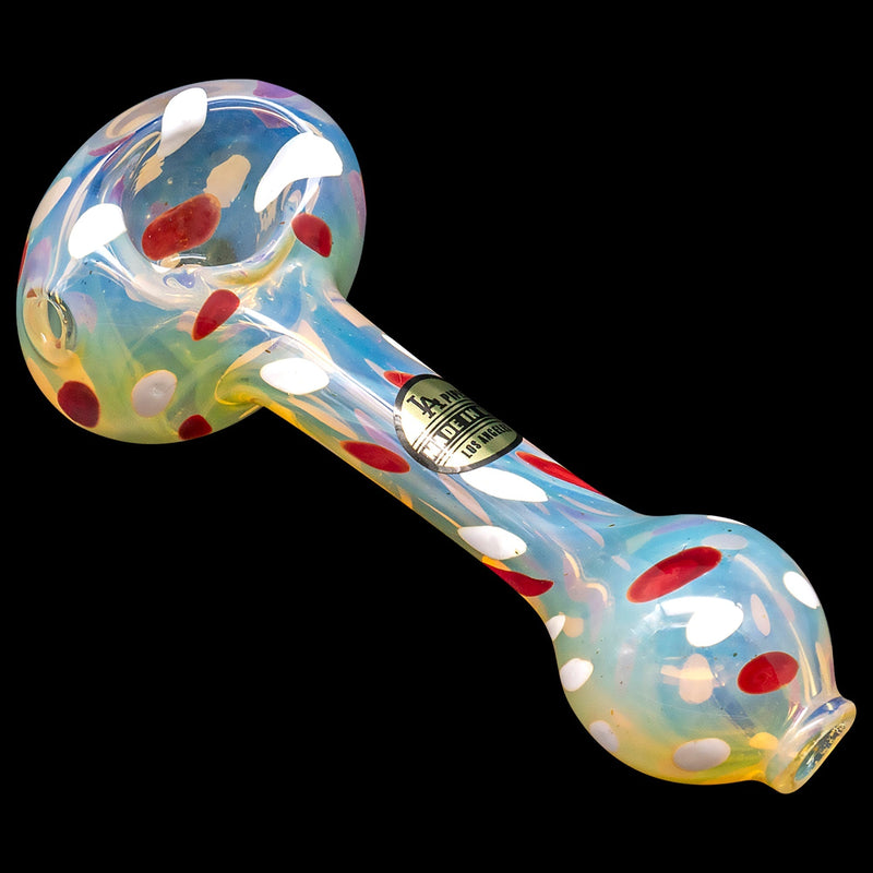 LA Pipes  Polka Dot Glass Spoon Pipe LA Pipes