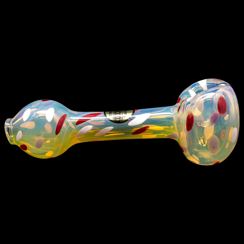 LA Pipes  Polka Dot Glass Spoon Pipe LA Pipes