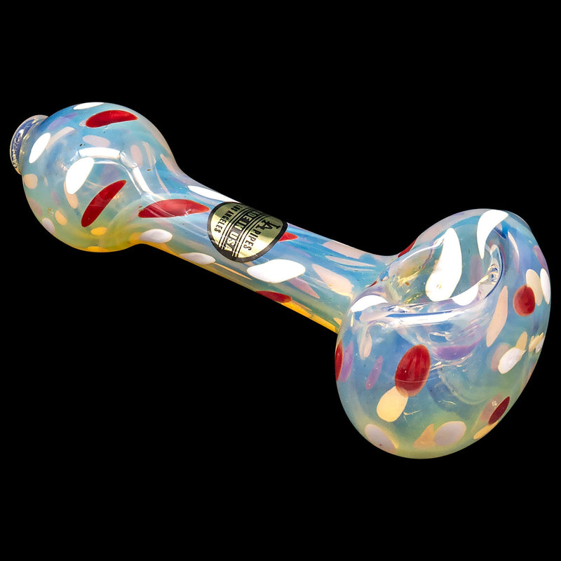 LA Pipes  Polka Dot Glass Spoon Pipe LA Pipes