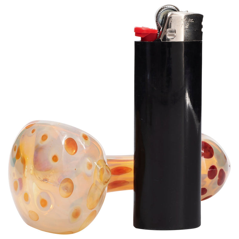 LA Pipes  Polka Dot Glass Spoon Pipe LA Pipes