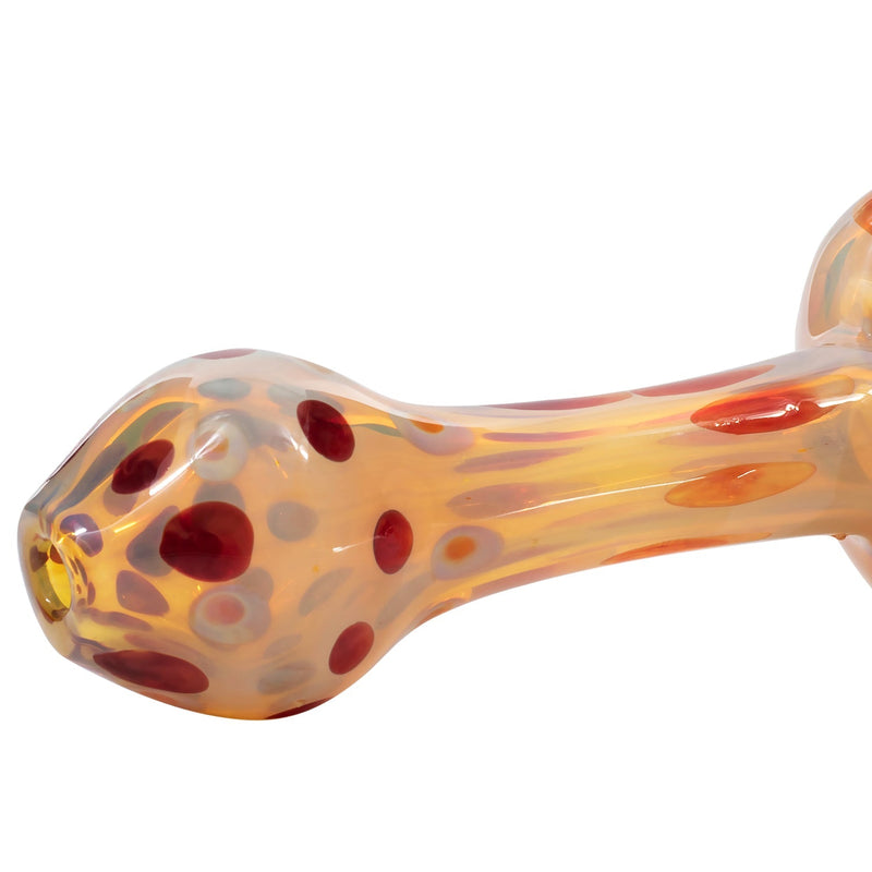 LA Pipes  Polka Dot Glass Spoon Pipe LA Pipes