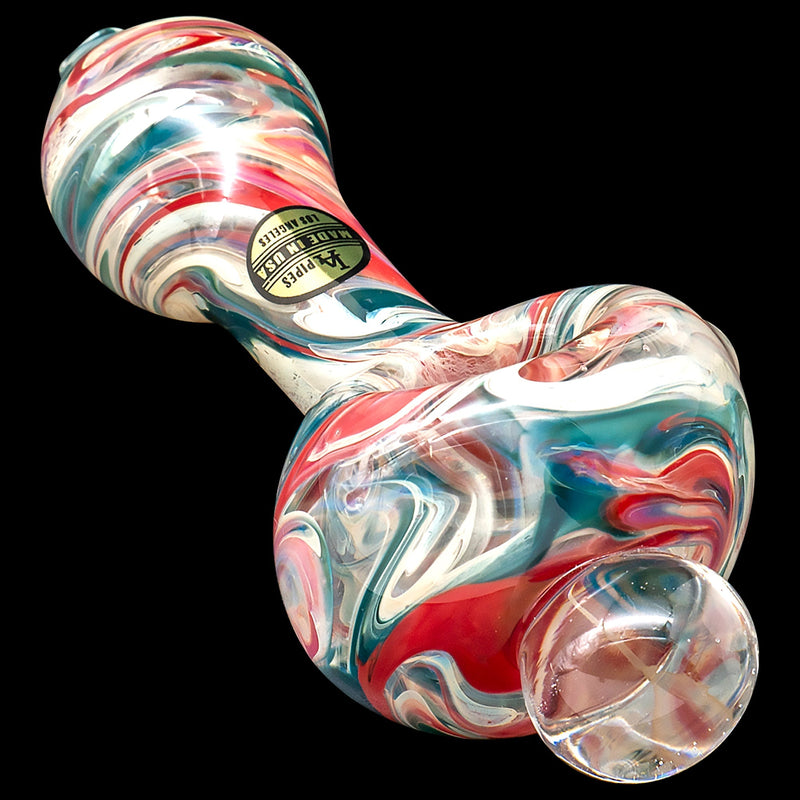 LA Pipes  Primordial Ooze Glass Spoon Pipe LA Pipes