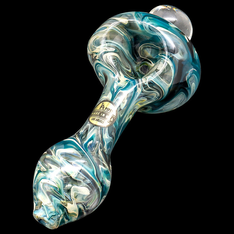 LA Pipes  Primordial Ooze Glass Spoon Pipe LA Pipes