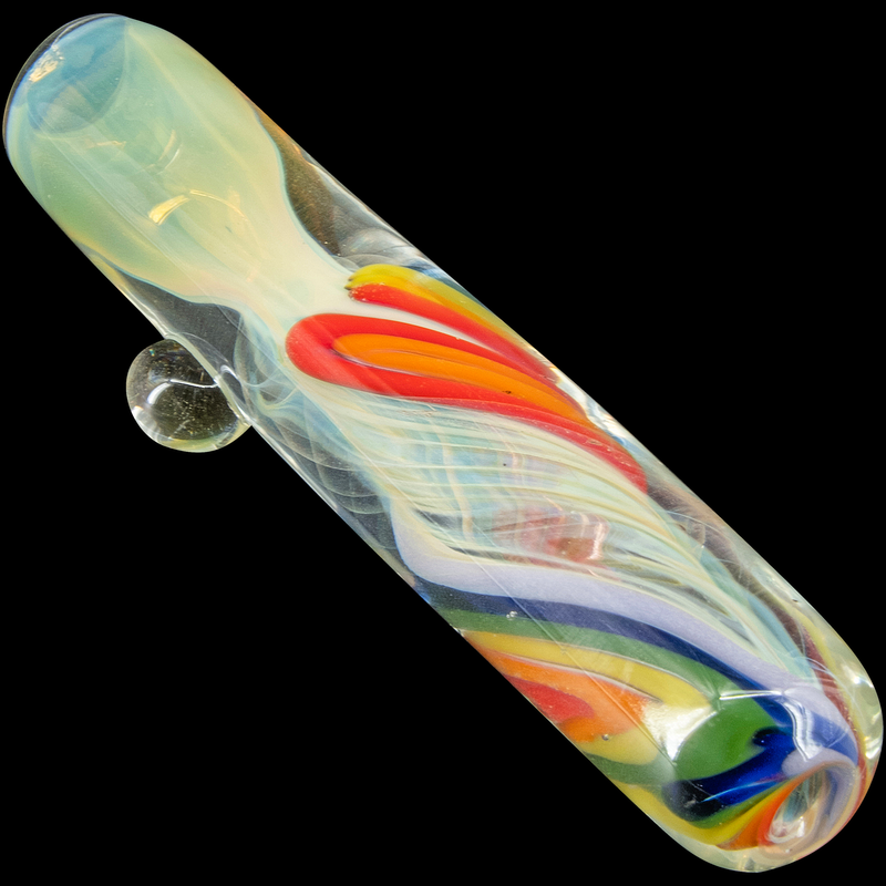 LA Pipes  Rainbow Fume Chillum Pipe LA Pipes