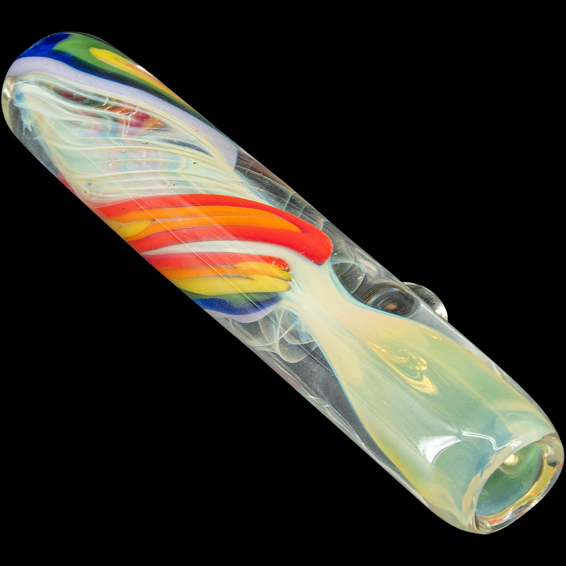 LA Pipes  Rainbow Fume Chillum Pipe LA Pipes