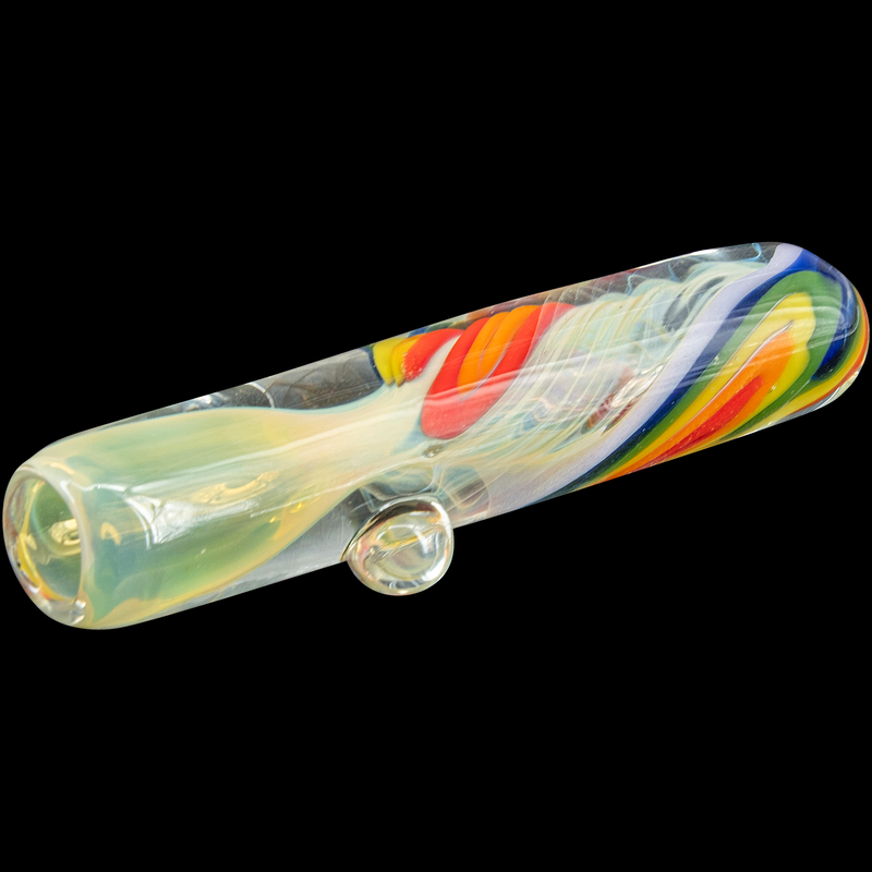 LA Pipes  Rainbow Fume Chillum Pipe LA Pipes