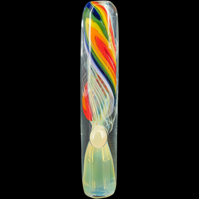 LA Pipes  Rainbow Fume Chillum Pipe LA Pipes