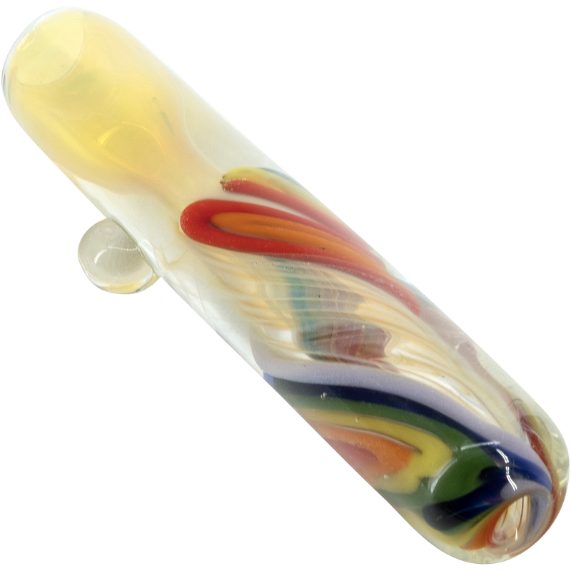 LA Pipes  Rainbow Fume Chillum Pipe LA Pipes