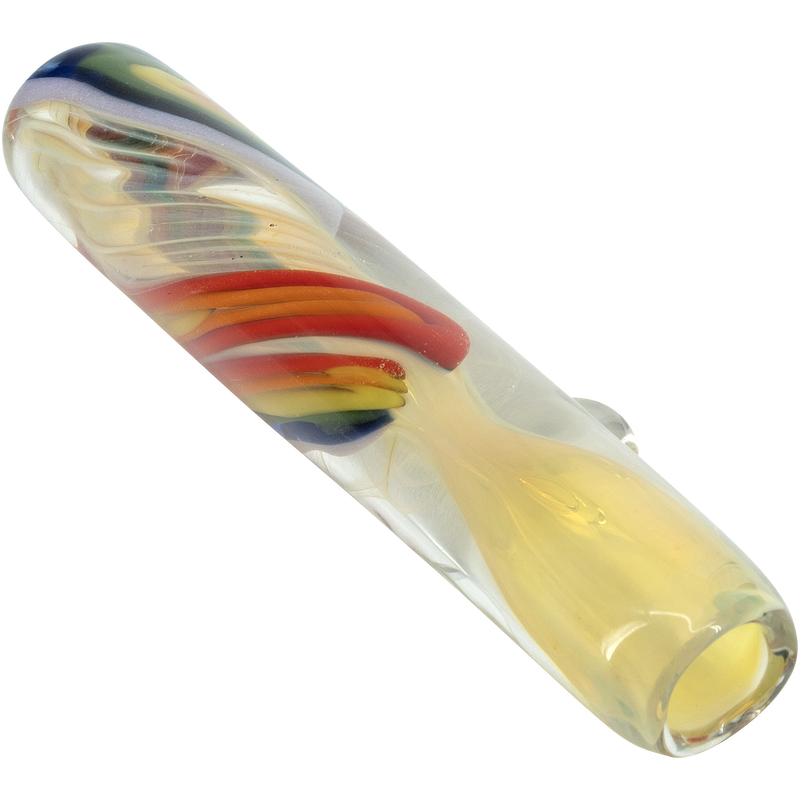 LA Pipes  Rainbow Fume Chillum Pipe LA Pipes