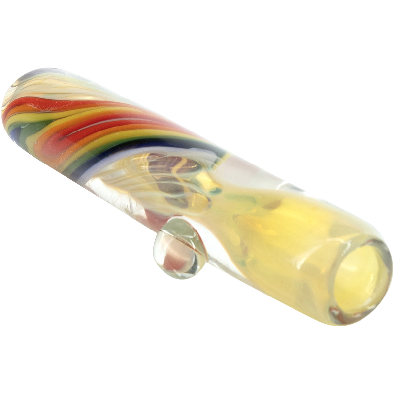 LA Pipes  Rainbow Fume Chillum Pipe LA Pipes