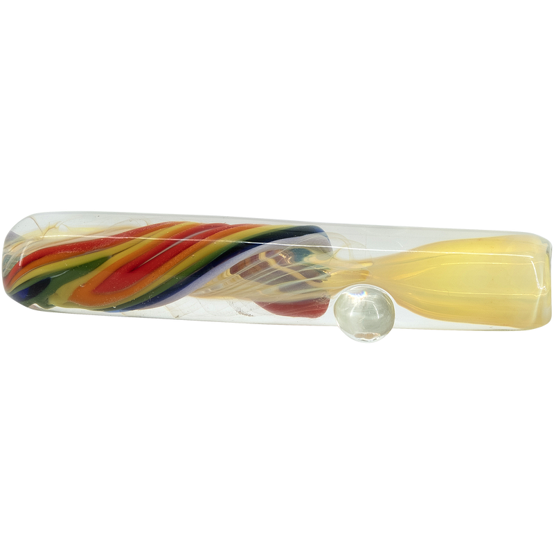 LA Pipes  Rainbow Fume Chillum Pipe LA Pipes