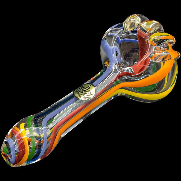 LA Pipes  Rainbow Ripper Spoon Hand-Pipe LA Pipes