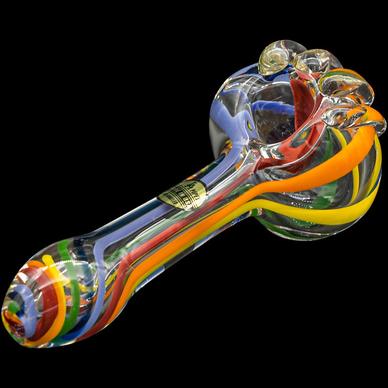 LA Pipes  Rainbow Ripper Spoon Hand-Pipe LA Pipes