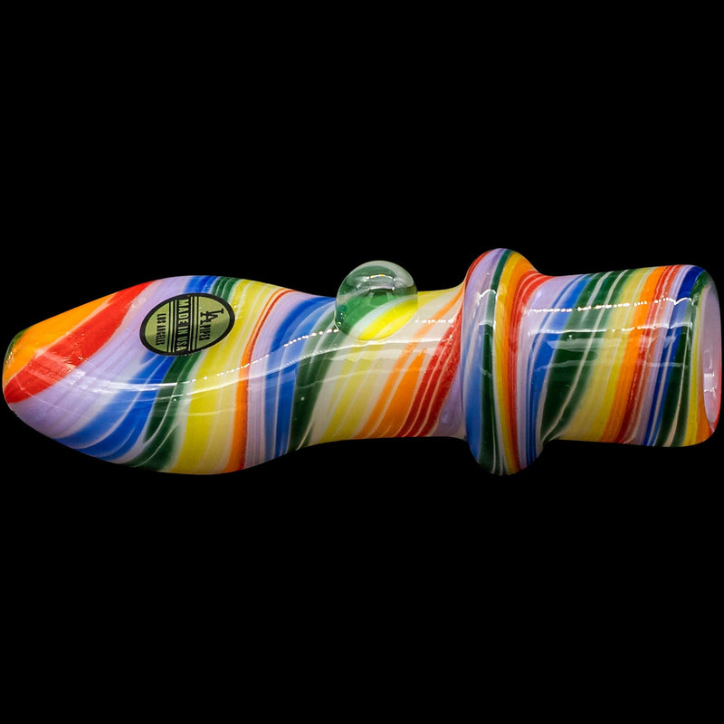 LA Pipes  Rainbow Tornado Chillum Pipe LA Pipes