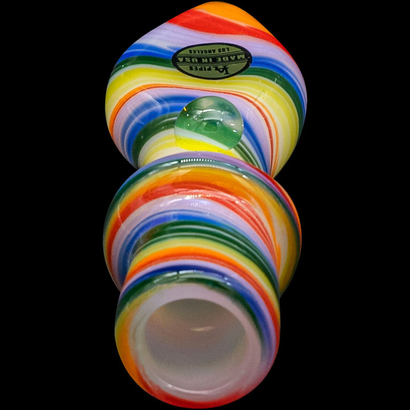 LA Pipes  Rainbow Tornado Chillum Pipe LA Pipes