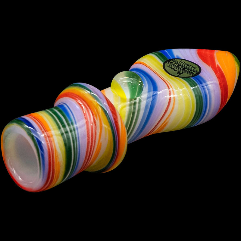 LA Pipes  Rainbow Tornado Chillum Pipe LA Pipes