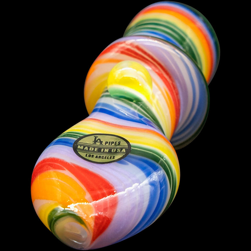 LA Pipes  Rainbow Tornado Chillum Pipe LA Pipes