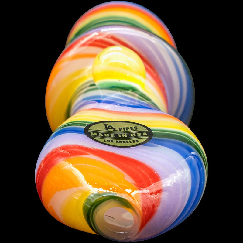 LA Pipes  Rainbow Tornado Chillum Pipe LA Pipes