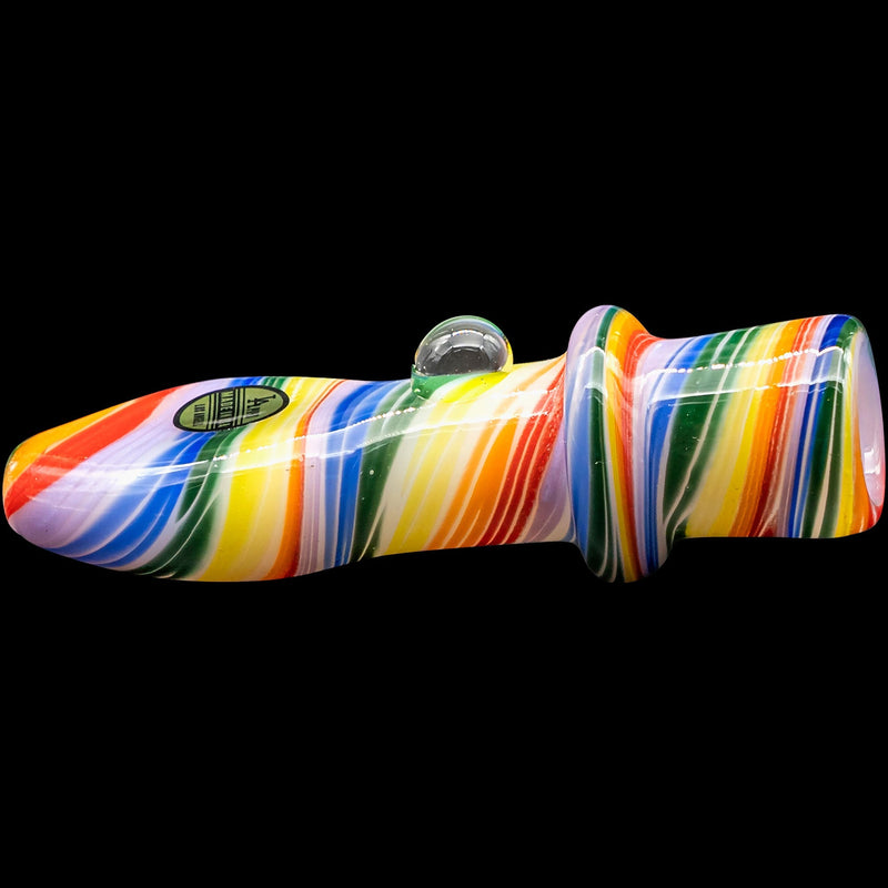 LA Pipes  Rainbow Tornado Chillum Pipe LA Pipes