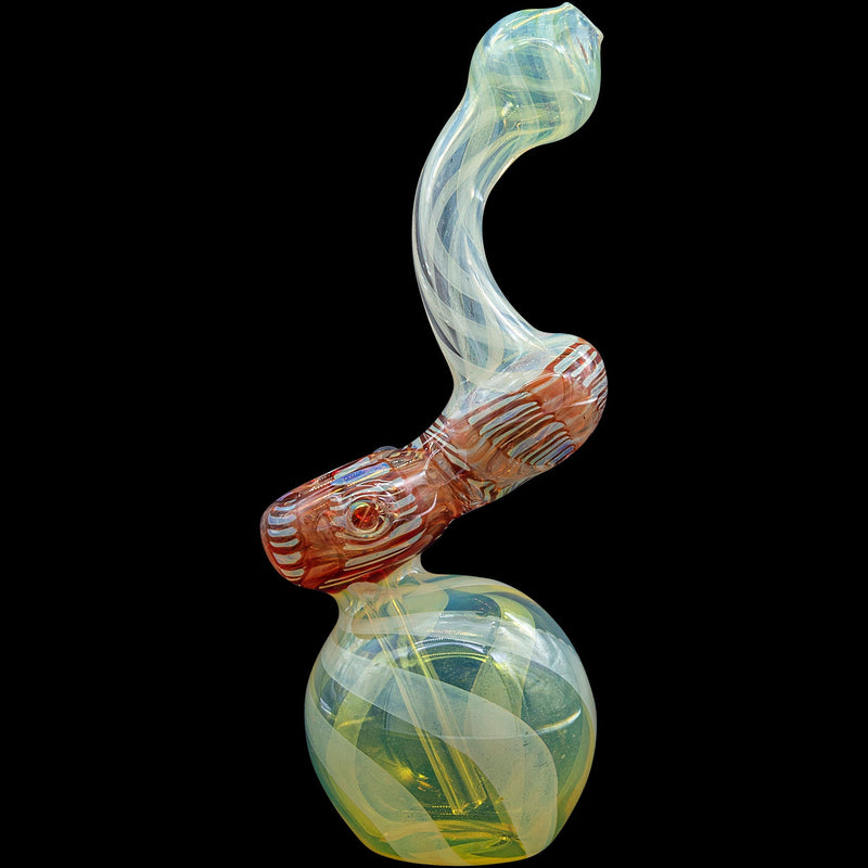 LA Pipes  Rake Bubb Fumed Sherlock Bubbler Pipe (Various Colors) LA Pipes