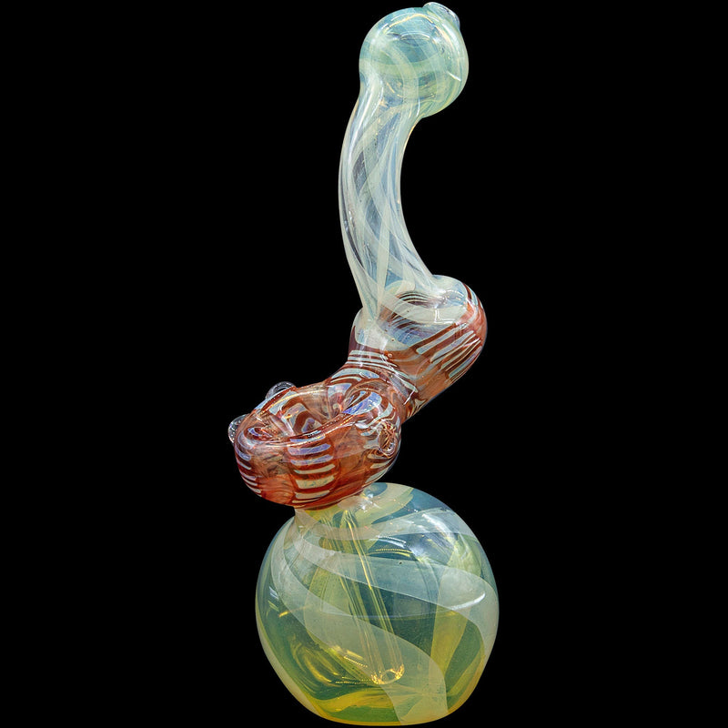 LA Pipes  Rake Bubb Fumed Sherlock Bubbler Pipe (Various Colors) LA Pipes