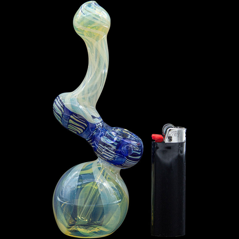 LA Pipes  Rake Bubb Fumed Sherlock Bubbler Pipe (Various Colors) LA Pipes