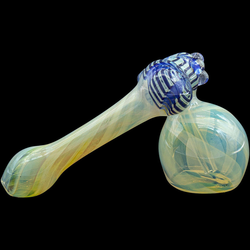 LA Pipes  Raked Sidecar Fumed Sidecar Bubbler Pipe (Various Colors) LA Pipes