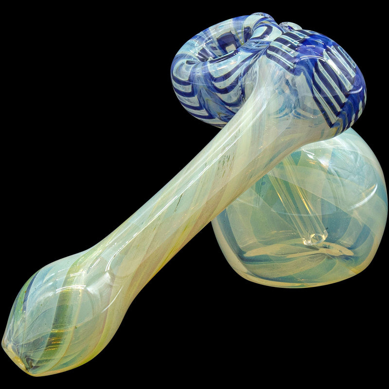 LA Pipes  Raked Sidecar Fumed Sidecar Bubbler Pipe (Various Colors) LA Pipes