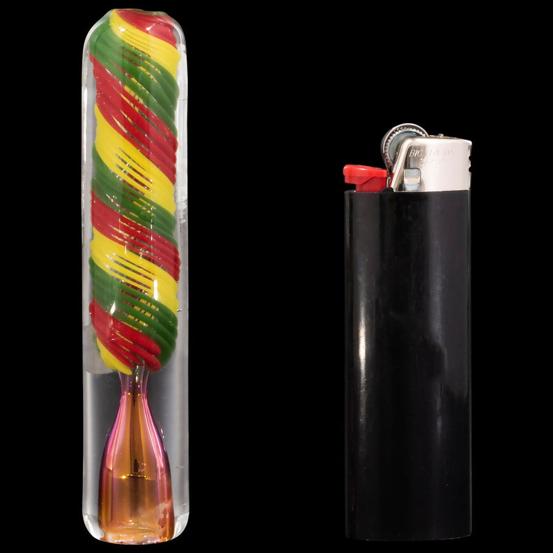 LA Pipes  Rasta Twister Chillum Pipe LA Pipes