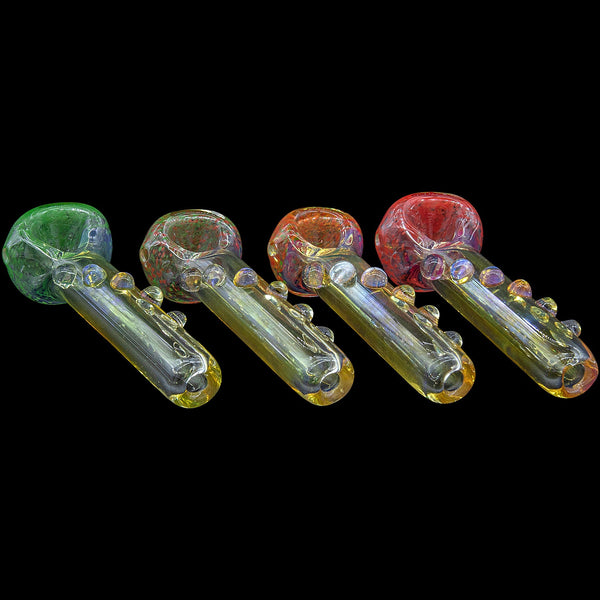 LA Pipes  Razorback Silver Fumed Mini Spoon (Various Colors) LA Pipes