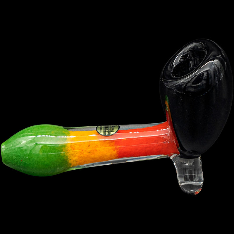 LA Pipes  Sattdown Rasta Sherlock Glass Pipe LA Pipes