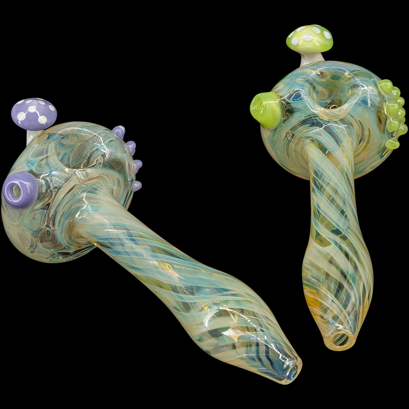 LA Pipes  Shrooming Mushroom Head Color-Changing Spoon LA Pipes