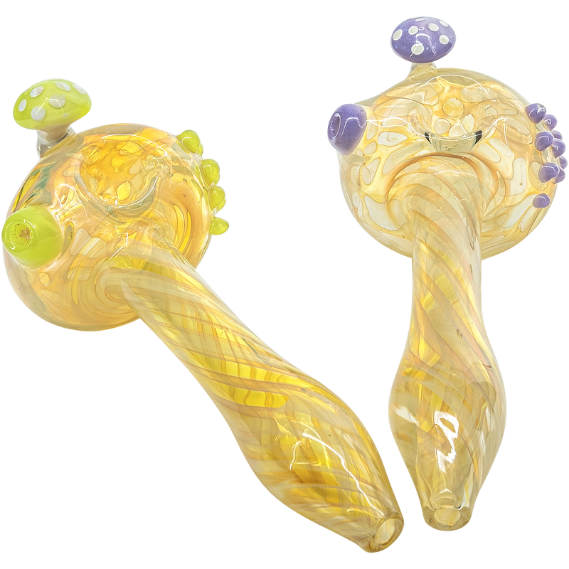 LA Pipes  Shrooming Mushroom Head Color-Changing Spoon LA Pipes