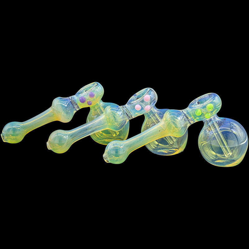 LA Pipes  Silver Hammer Fumed Hammer Bubbler Pipe (Various Colors) LA Pipes