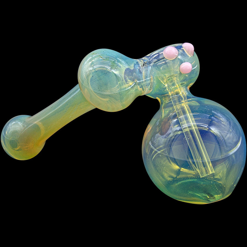 LA Pipes  Silver Sidecar Fumed Hammer Sidecar Pipe (Various Colors) LA Pipes