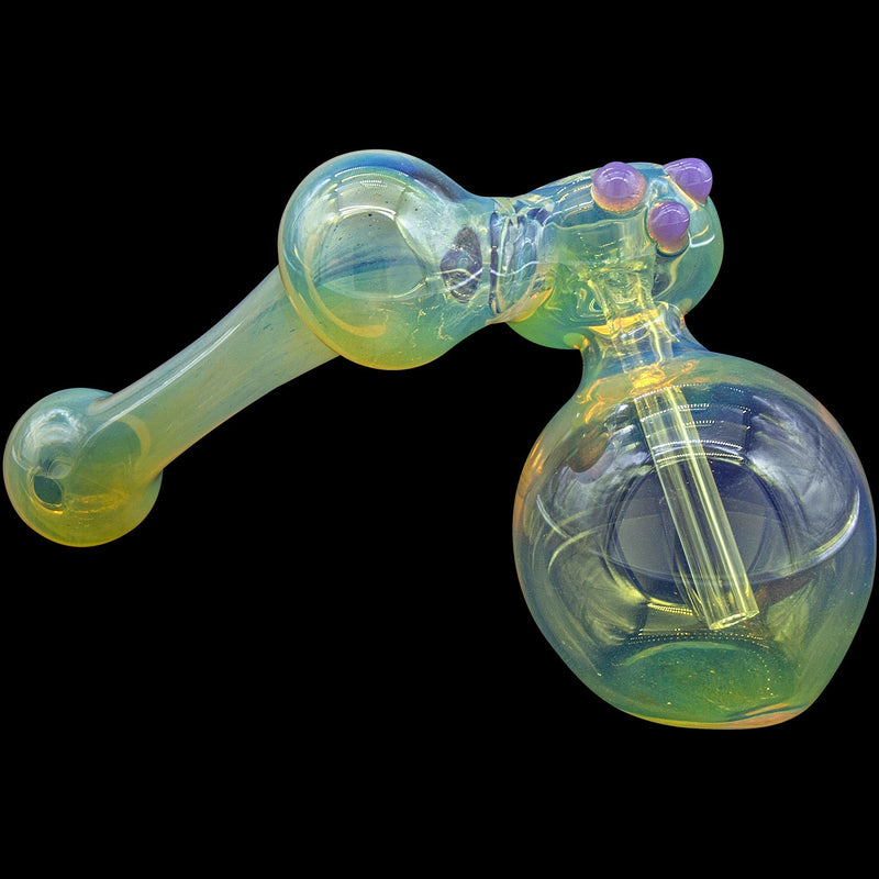 LA Pipes  Silver Sidecar Fumed Hammer Sidecar Pipe (Various Colors) LA Pipes