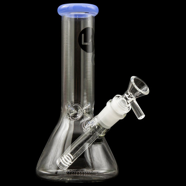 LA Pipes  Smoke Rings 8 Inch Beaker Bong Multiple Colors LA Pipes