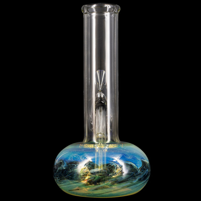 LA Pipes  Smoke Signals Buoy Fumed Base Bong LA Pipes