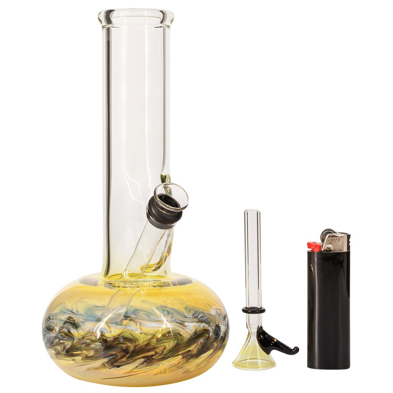 LA Pipes  Smoke Signals Buoy Fumed Base Bong LA Pipes