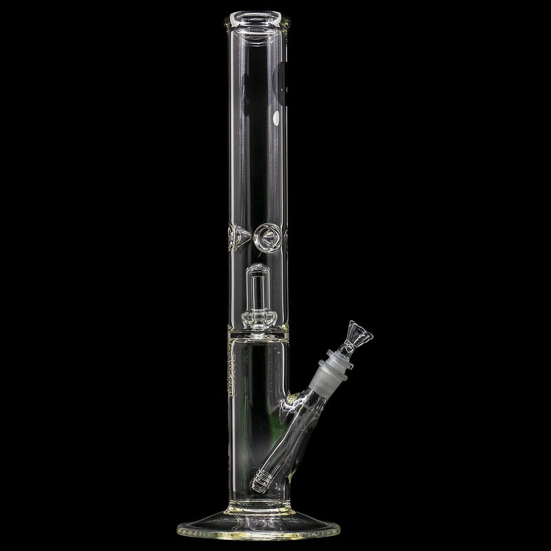 LA Pipes  Smoke Stack Thick Glass Straight Showerhead Perc Bong LA Pipes