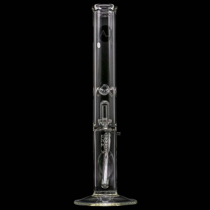 LA Pipes  Smoke Stack Thick Glass Straight Showerhead Perc Bong LA Pipes