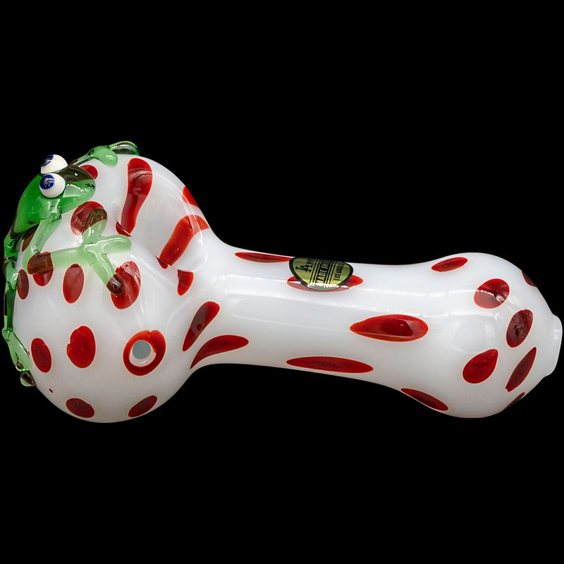 LA Pipes  Spotted Poison Frog Spoon Glass Pipe LA Pipes